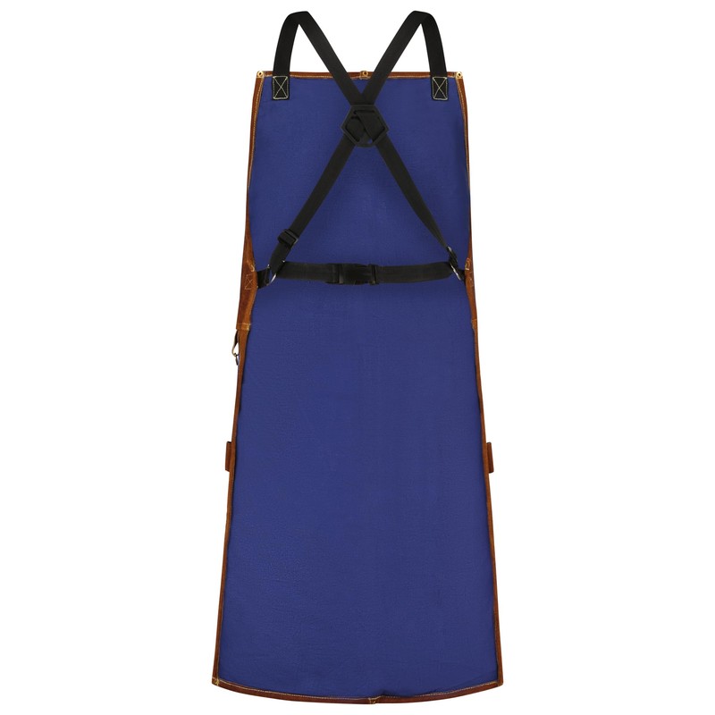 BWOLF Smith Welding Apron Leather Apron Heat Resistant and Flame