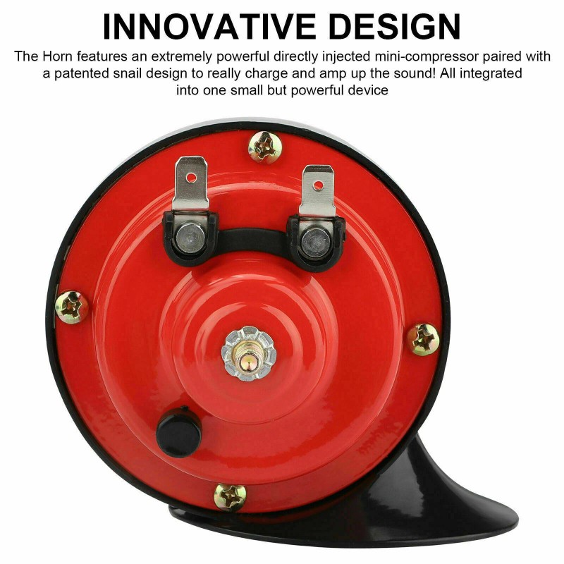 12V Super Loud Train Horn Waterproof for Motorcycle Car Truck