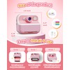 Instant Camera, Front Rear Dual Selfie Kids Camera with 1080P