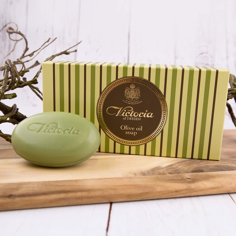 Victoria Soaps of Sweden Soap, Olive Oil, 3 Count