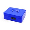 Secure Steel Cash Box with Combination Lock and Removable Tray