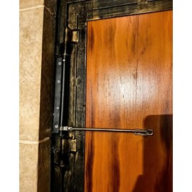 Automatic Door Closer for Home Easy to Install | Safety Spring Door Closers | Auto Soft Close to Convert Hinged Doors to Auto Self Closing | Adjustable Catch Speed | with Arm, Screw, Wrench