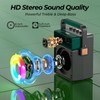 JYX Bluetooth PA Speaker System with 2 Wireless Mics, Retro