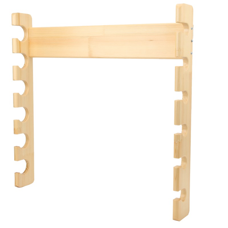 Fishing Rod Storage Rack Holder Pole Bracket WallMounted 6 Position