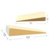 Tolux Wooden Wedges, Hardwood Wedge, Beech Wood Wedge, Wooden Doorstop,