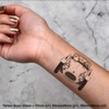 4 x 'Classic Roadster Car' Temporary Tattoos - Water Resistant,