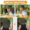 Wide Brim Sun Hats with Breathable for Fishing, Hiking (US,