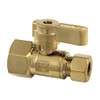Kingston Brass KF4315BB 1/2" FIP X 3/8" OD Comp Straight