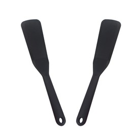 Silicone Spatula, Egg Omelette Crepe Brownie Thin Rubber Spatula Set for Nonstick Cookware