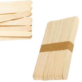 50 Wax Sticks Wooden Spatula for Hair Removal