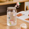 Yellow lemon Straw Cover Cap Reusable Silicone Straw Toppers Drinking