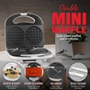 SugarWhisk Double Mini Waffle Maker Machine, Chaffle Maker, Waflera Electrica,