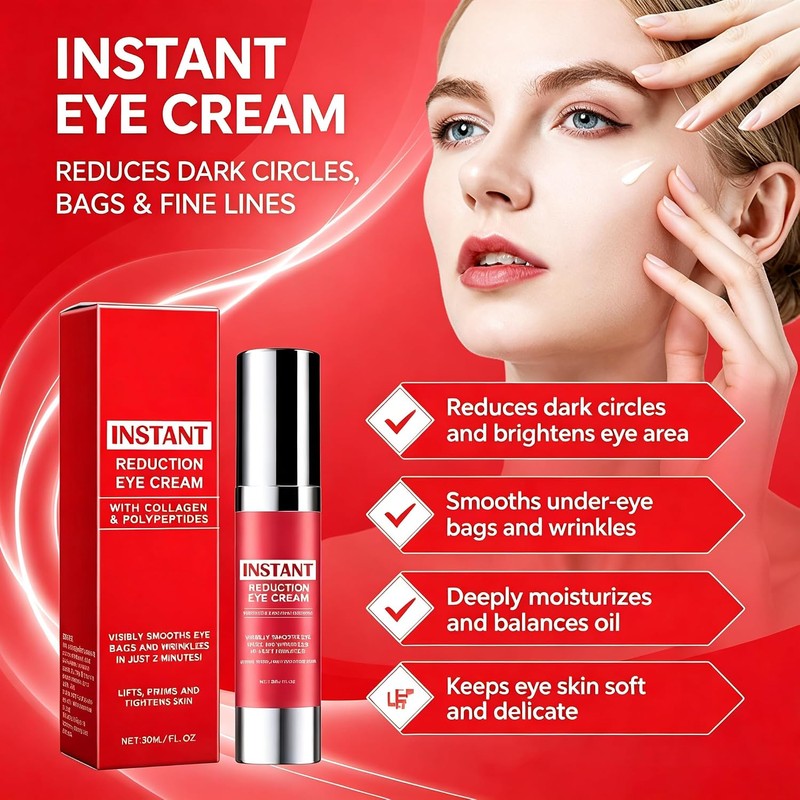 Instant Eye & Face Lift Cream: Rapid Under Eye Bags,Wrinkles