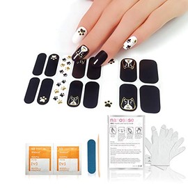 nanosase BNS Bundle, Princess Nail Stickers + SPA Moisturizing Hand Mask (Mask+X01 Terra Cute 2pk)
