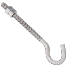 National Hardware N221-713 2163BC Hook Bolt in Stainless Steel 5/16" x 5"