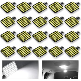 20PCS T10 921 922 912 194 RV Interior LED Light Bulbs, Super Bright LED Bulbs Replacement Lighting 36-SMD 2835 6500K White for 12V RV Camper Trailer Motorhome Boat Dome Car Marine Ceiling Indoor Light