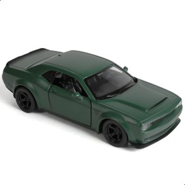 Risopen D0DGE Challenger SRT Demon Pull Back Car Model Toy Alloy Metal Diecast Car Model Cassic Sport Drift Vintage Car Model Maisto Carro Model Toy Antique Collection Gift for Kid Ages 3+