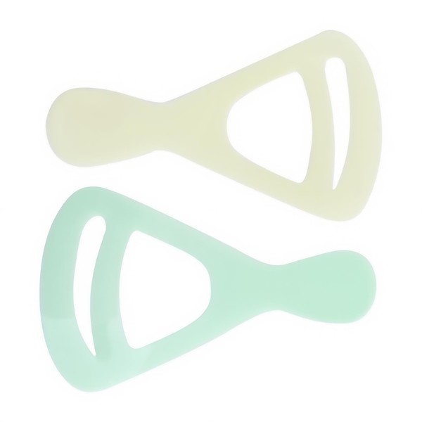 2Pcs Plastic Eyebrow Shaping Template Thrush Card, DIY Drawing Guide