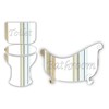 Mirrors-interiors DOOR PLAQUE- Etched Bathroom & Etched Toilet