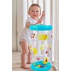 Crawling Tool, Rodillo Inflable para Gatear con Pelota y Campana,