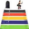 5 Resistance Levels Exercise Bands, Elastic Exercise Loop Bands for