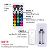 WRalwaysLX Rechargeable LED Table Lamp with Remote Control, Color-Changing Night