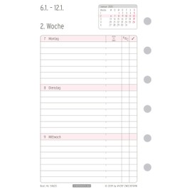 Chronoplan Calendars, Weekly Planner [German Language]