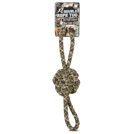 Bow Wow Camo Rope Dog Toy – Durable Rope Chew & Tug Toy – XL & Standard Sizes – Gentle on Teeth, Great for Dental Health & Interactive Play