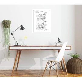 Lifting and Towing Sling Hitch for Vehicles Patent Print Black Ink on White with Border (8.5" x 11") M14037