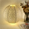 LIHAO 12 inch Paper Lantern Hollowed Lamp Shade Laser Cut