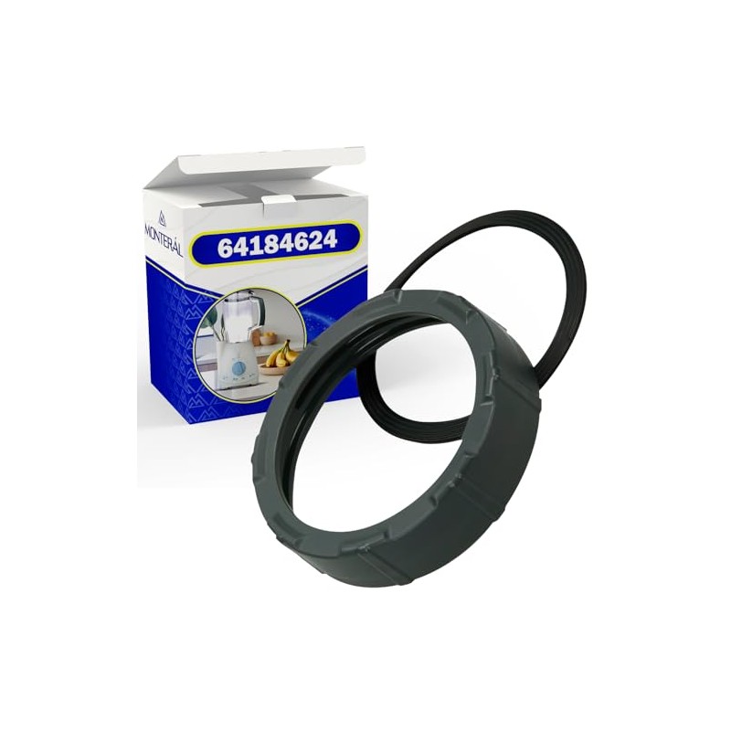 MONTERAL Retainer Ring and Rubber Gasket for Jug Blender with
