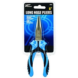 pro user BB-PL012 6-Inch Long Nose Plier - Blue