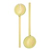 Guzzini Salad Servers, Acrylic, Amber, 0.1 x 0.1 x 0.1