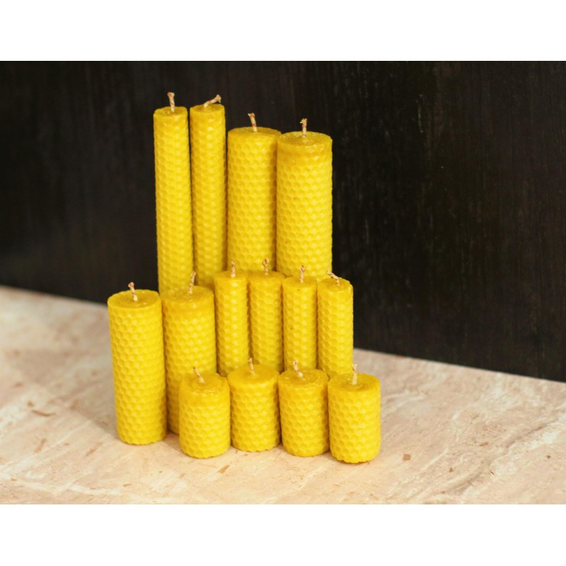 Velas De Miel Paquete Mix #1 Contiene 14 Piezas