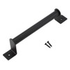 Barn Door Handle Stainless Steel Pull,Black Heavy Duty Carbon Steel