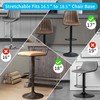 4 Pack Bar Stools Leg Protectors Ring, Non Slip Silicone