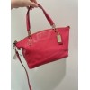 Coach Scarlet Red Leather Satchel – Rare Classic NWT Zip