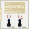 Bwintech 4 Pcs 8mm to 12mm Pneumatic Straight Reducing Push