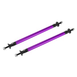 VekAuto 2 Pcs Bumper Splitter Support Rod, 150mm Universal for Car Metal Purple Black