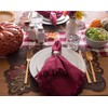DII Fall Table Decorations, Thanksgiving, Placemat Set, 13x19, Embroidered Gobble