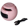 Multifunctional Bluetooth 5.0 Alarm Clock Speaker Rechargeable Ball Shape Portable