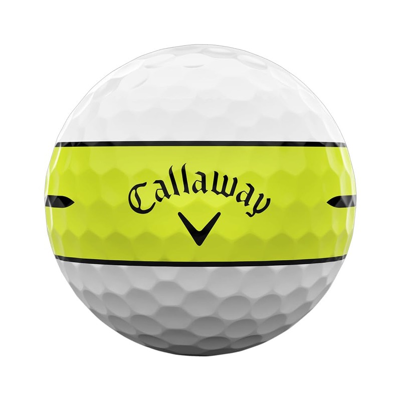 Callaway Golf Cromado Tour 360 - Pelota de Golf (Amarillo)