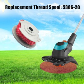 CDIYTOOL Gardena 5306-20 Replacement Trimmer Spool 1.65mm Spool for Gardena Turbo Trimmer SmallCut 300, Gardena Turbo Trimmer Art 8844 & Art 8845 (Pack of 5)