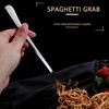 FIBOUND Spaghetti Spoon, Stainless Steel Spaghetti Spoon, Pasta Spoon, Stainless