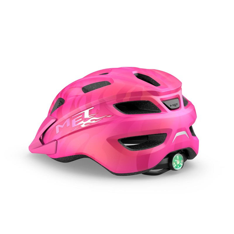 MET - Crackerjack Children's Cycling Helmet In Pink One Size