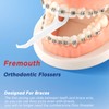 Fremouth Fremouth 140 Count Braces Flossers with 10 Travel Cases,