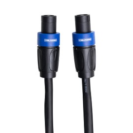 Cableworks By Gator Cases Composer Series Deluxe 6 Foot Twist Lock Connector to Twist Lock Connector Speaker Cable; (GCWC-SPK-06-2TL)