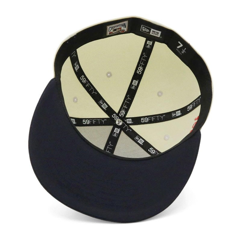 Newera 59FIFTY NER35C6581 SIDE PATCH 2-Tone ONSPOTZ Cap, NY Chrome/Navy,