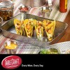 TableCraft TRS34, Taco Taxi Holder, Wire Stainless Steel, Holds 3-4