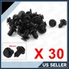 VekAuto 30pcs 10mm Hole Plastic Rivets Trim Panel Fastener Clips